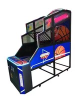 Jeu d'arcade de basket-ball compact à monnayeur pour usage intérieur en centre commercial, jeu de tir de basket-ball pour enfants, type cinéma