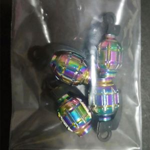 Tapa <span class=keywords><strong>de</strong></span> válvula <span class=keywords><strong>de</strong></span> <span class=keywords><strong>Granada</strong></span> <span class=keywords><strong>de</strong></span> aluminio colorida cubierta <span class=keywords><strong>de</strong></span> vástago <span class=keywords><strong>de</strong></span> rueda <span class=keywords><strong>de</strong></span> coche para coche camión motocicleta bicicleta - Product Image 3