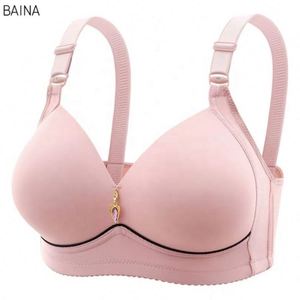 Soutien-gorge push-up respirant grande taille pour femme, avec dentelle fine et tissu lisse, bonnets ajustables – Idéal pour l'été - Product Image 4