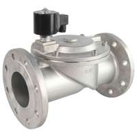 Vanne Solénoïde DNOVA en Acier Inoxydable AISI 304/1.4301 Viton DN25-100 10bar 220V NC