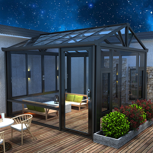Diseño moderno Aluminio Sunroom Factory's <span class=keywords><strong>Solarium</strong></span> Porche cerrado Conservatorio Four Seasons Winter Garden <span class=keywords><strong>Summer</strong></span> Villas - Product Image 1