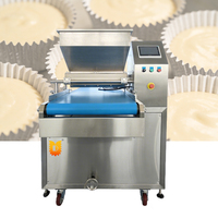 Machine à faire des gâteaux automatique en acier inoxydable, machine à garnir les gâteaux, haute capacité pour boulangerie, usine alimentaire