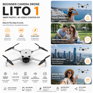 Dron con Cámara Lito 1 para Principiantes, 48MP, Video 4K, Menos de 249g, para Viajes, Familia, Creadores de Contenido, Redes Sociales, Kit de Inicio, Venta al Por Mayor - Product Image 1