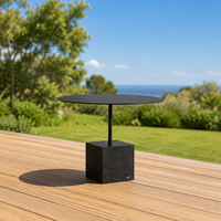 Tables à manger en marbre de style scandinave sur mesure, design stable, meubles de salle à manger écologiques pour appartements, hôtels, villas