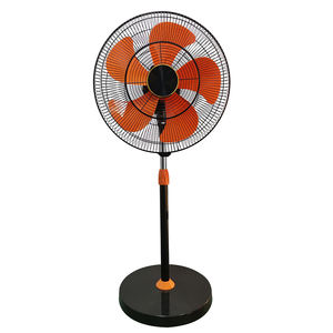 <span class=keywords><strong>Ventilateur</strong></span> sur pied électrique domestique 450 mm Turbo HDEF 900 tr/min, écoénergétique, en métal gris, commande mécanique - Product Image 1