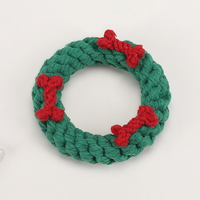 Accessoires pour animaux produits pour chien coton tressé noel ensemble de jouets à mâcher pour chien animal
