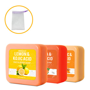 Curcuma limone Papaya acido Kojic <span class=keywords><strong>sapone</strong></span> speciale detergente delicato transfrontaliero per il viso non stimola a stringere tre saponi uno - Product Image 5