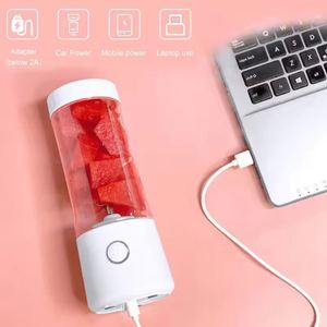 เครื่องปั่นอาหารแบบพกพา ชาร์จไฟผ่าน USB ได้ ใช้งานได้หลากหลาย สำหรับผลไม้สด น้ำผลไม้ และอื่นๆ - Product Image 4