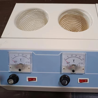 Amaze Instruments Chauffe-laboratoire de précision à 6 fentes, Mantille chauffante multi-unités, Modèle AI-HM01, Acier galvanisé bleu et blanc, pour incubation