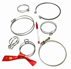 High speed hose wire clamp making machine fuel line hose tube clamp spring and silicone pipe clamps production equipment