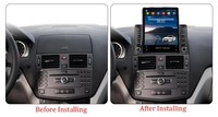 Autoradio Android pour Mercedes Benz Classe C 3 W204 C300 2006-2011 Navigation GPS 8+128G Réseau 4G Sans Fil Android Auto Stéréo