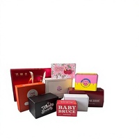 Boîtes de parfums et de cosmétiques écologiques pour soins de la peau, impression de logo en relief, boîtes d'expédition en papier kraft blanc