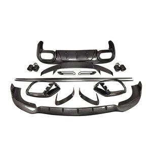 Kit carrosserie de haute qualité en fibre de carbone pour Mercedes-Benz AMG GT50 2019, style Brabu, ensemble complet : lèvre avant, lèvre arrière, spoiler latéral - Product Image 1