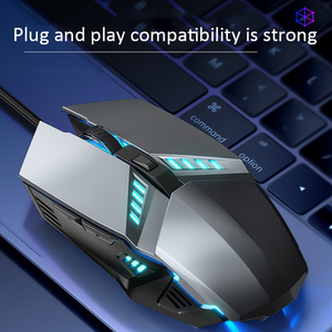 PC chơi <span class=keywords><strong>Game</strong></span> maus có dây Ergonomic chuột siêu nhẹ máy tính xách tay phụ kiện máy tính văn phòng im lặng dọc USB Chuột trò chơi - Product Image 5