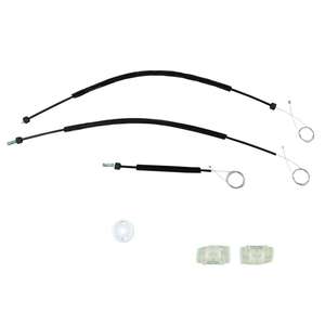 Juego de reparación de regulador de ventanilla eléctrica BWR815 delantero izquierdo para Ibiza MK4 6J8 6P8 6J5 6P1 2008-2017 5 puertas 6J4837401 Bross Auto Parts - Product Image 1