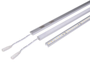 إضاءة رفوف 12 فولت و24 فولت، إضاءة LED تحت الخزائن، إضاءة ملونة RGB/دافئة/باردة للعرض، إضاءة زجاجية للرفوف الزاوية - Product Image 2