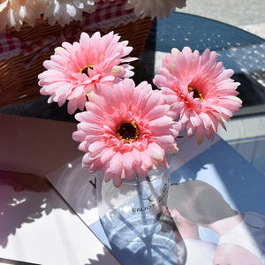 Flores artificiales de gerbera de estilo nórdico, margaritas africanas de imitación para boda, ramo de novia, decoración romántica del hogar y de larga duración - Product Image 6