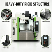 Centre d'usinage vertical CNC MVL1890S DRC Machinery avec broche BT40 8000 tr/min et axe Z à glissières pour coupes lourdes