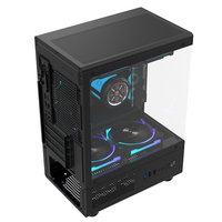 ALSEYE New Design Computer Case View Pro-B Black Color PC Case With Glass Window