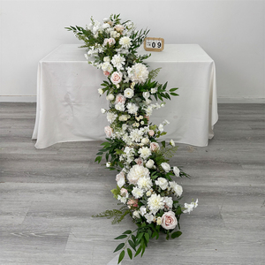 Arreglo Floral Artificial para Decoración de Mesa, Camino de Mesa de Flores de Seda, Precio Económico - Product Image 1