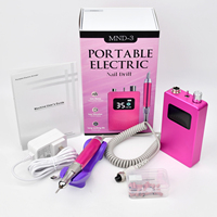 Machine à ongles électrique sans balais en gros, en acier inoxydable, 35 000 tr/min, professionnelle, portable, rechargeable, design en forme de cœur