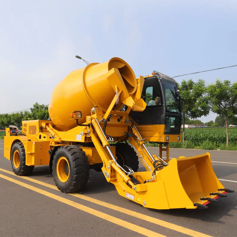 Gratis pengiriman EPA sepenuhnya otomatis mengisi sendiri semen beton truk Mixer digunakan beton truk mixer