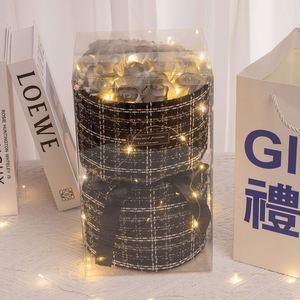 กล่องแบบทำมือสายอ่อนสบู่ดอกไม้ประดิษฐ์เพิ่มขึ้นวันวาเลนไทน์ของขวัญวันแม่สำหรับแฟนสาวภรรยาแม่-สีผสมทนทาน - Product Image 5