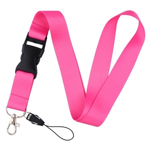IStapromo Gifts Factory Cheap Fast Delivery Pure Colors Neck <b>Polyester</b> Sublimation Id Card Holder Gift Promotional <b>Lanyard</b> - Product Image 3