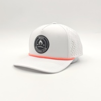 Casquette de course imperméable personnalisable avec logo, casquette de golf pour homme, casquette de sport performante avec trous découpés au laser