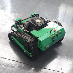 Tondeuse à gazon robotisée télécommandée, homologuée CE EPA, pour tous terrains, avec chenilles en caoutchouc agricoles - Product Image 4