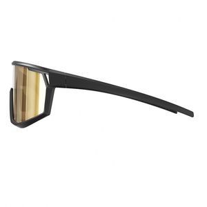 Custom Premium Hiking Sunglasses New Brand Yellow Outdoor Sports UV400 <b>Mirrored</b> Lenses Full Rim Frame for Men - Product Image 2