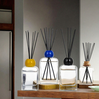 Diffuseur de parfum personnalisé 100ml 120ml 180ml 200 ml Bouteille en verre avec bouchon
