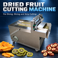 Multifunctionele gedroogde vruchten snijmachine, mango-snijder, jujube-dadelsnijder, snoepfruit verwerkingsapparatuur voor voedingsfabrieken