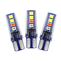 YD T10 LED-Birne 8SMD 12V 2W Fließendes Explosionslicht Blinkende Auto-Bremsleuchte Blinker Rot/Blau/Grün/Weiß