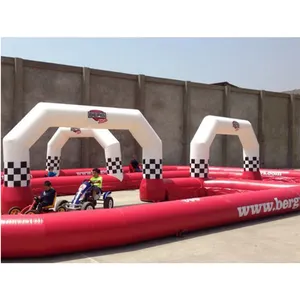 बहादुर चुनौती फास्ट एंड द फ्यूरियस 10m बिक्री के लिए inflatable हवा रेस ट्रैक