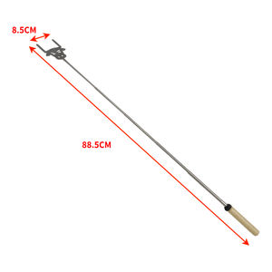 2025 fourchette à Barbecue rétractable en forme de U fourchette à BBQ télescopique ménage Hot Dog ailes de poulet fourchette cuisine BBQ outils de cuisson - Product Image 4