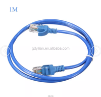 Kabel Patch Ethernet LAN Jaringan Internet Komputer OEM 1M 2M 3M 5M 10M Warna Sesuai Pesanan Rj45 CAT6 23AWG Bersertifikasi ROHS.CE.FC PVC