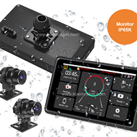 Étanche moto 5 pouces Carplay écran BT sans fil Navigation caméra moniteur vélo Carplay