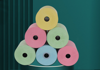 Harga yang baik warna 80mm 57mm 48g 55g 65g 70g 57x40mm mesin kas kertas kertas Printer termal langsung gulungan kertas