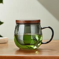 Ensemble d'infuseurs à thé en gros d'usine Infuseur à thé en verre Tasse à thé avec infuseur Tasse à thé en verre pour le thé