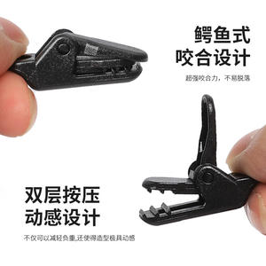Clip de sujeción para lona Hike Mount Mini Alligator de 3.3x1.2cm con cierre a presión para tienda de campaña, a prueba de viento, para fijar cuerdas. - Product Image 3