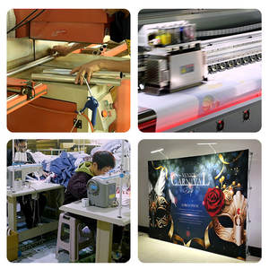 แผ่นคลุมจอแสดงผลแบบป๊อปอัพโฆษณาพับได้8FT สำหรับจัดแสดงนิทรรศการโปรโมชั่นสินค้าพื้นหลังการประชุม - Product Image 6