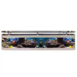 Op Maat Gemaakte Grote Transparante Kubus Acryl Aquarium Aquarium Aquarium Glazen Tafel Vis Aquarium