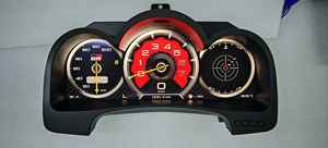 แผงหน้าปัดรถ Linux <span class=keywords><strong>Digital</strong></span> Cluster สำหรับ Toyota HILUX 2005-2015 LCD อุปกรณ์แผงหน้าปัดรถยนต์ - Product Image 3