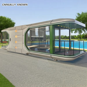 Maison de bord de mer avec matériaux résistants à la corrosion pour propriété frontalière sur la plage, capsule spatiale - Product Image 5