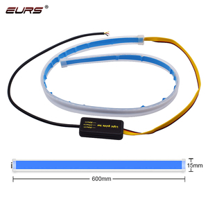 EURS Đèn Dây Led Linh Hoạt Đèn Chạy Ban Ngày LED DRL Đèn Tín Hiệu Rẽ Màu Trắng + Vàng 30Cm 45Cm 60Cm - Product Image 5