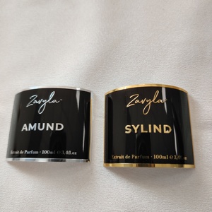 Etiqueta Adhesiva de Aluminio Dorada Impermeable para Perfumes de Lujo Personalizados con Logotipo Personalizado, Embalaje de Botellas de Cosméticos de Alto Nivel - Product Image 4