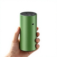 Nouveau diffuseur d'aromathérapie intelligent en métal pour voiture, type brume, contrôle tactile, alimentation USB par batterie, pulvérisateur de parfum automatique