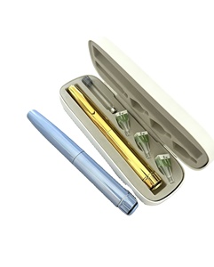 Reusable 3ml Beauty Dosing <b>Pen</b> with Gold Plated Aluminum Plastic Shell, Custom Logo and Luxury Portable Design - Product Image 1