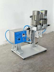 ฝาปิดขวดพลาสติกสำหรับเครื่องดื่มสี่ล้อแบบ6100Semi-automatic ปิดฝาปิดถังน้ำมันปลา - Product Image 5